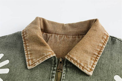 Stitching Denim Men's Sports Jacket MuddyStock