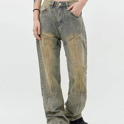 Washed Old Mud Dyed Jeans For Men And Women MuddyStock