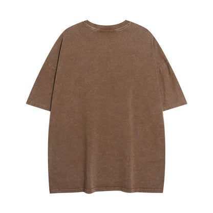 Punk Letter Print Short-sleeve T-shirt For Men MuddyStock