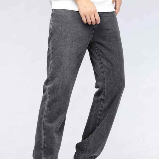 Men's Simple Casual Extra Long Jeans MuddyStock
