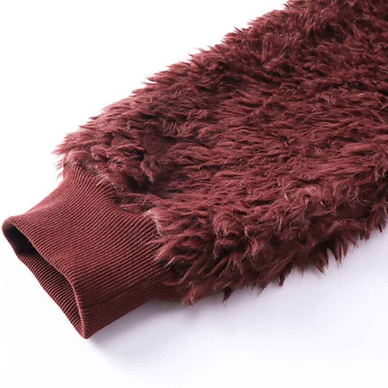 Plush Hoodie For Men And Women