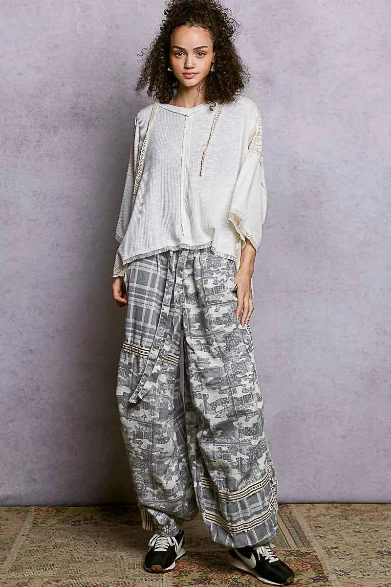 Short Sleeve Hoodie Top with Lace Detail For Women Trendsi