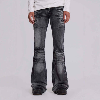 New Slightly Flared Vintage Jeans For Men MuddyStock