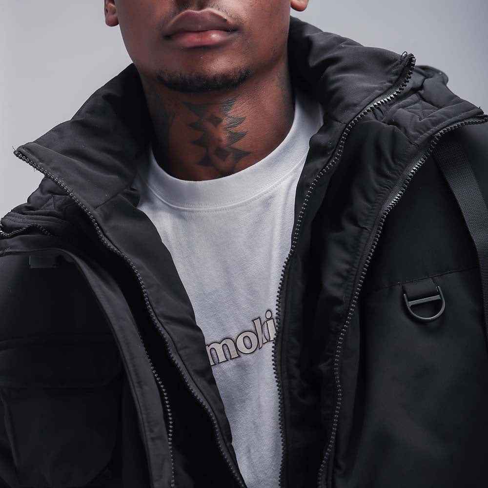 Men's Fake Two Piece Multi Pocket Thickened Jacket MuddyStock