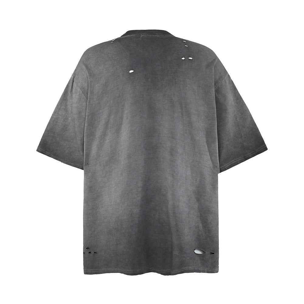 Punk Old Dirty Short-sleeved T-shirt For Men null
