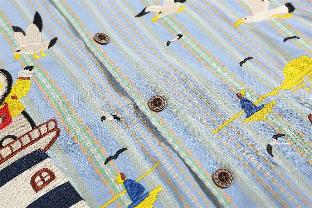 Loose Printed Shirt For Women null