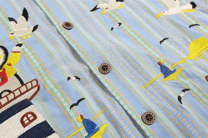 Loose Printed Shirt For Women null