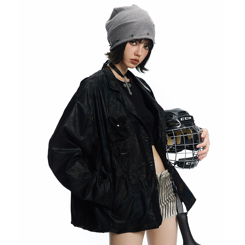 Night Shadow Pattern Jacket For Men And Women All Products