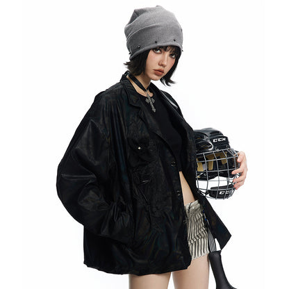 Night Shadow Pattern Jacket For Men And Women All Products