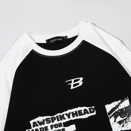 Letter Pattern Printed T-shirt For Men And Women MuddyStock
