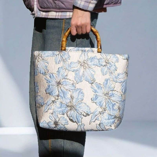 Women's Bronzing Flower Canvas Bag MuddyStock