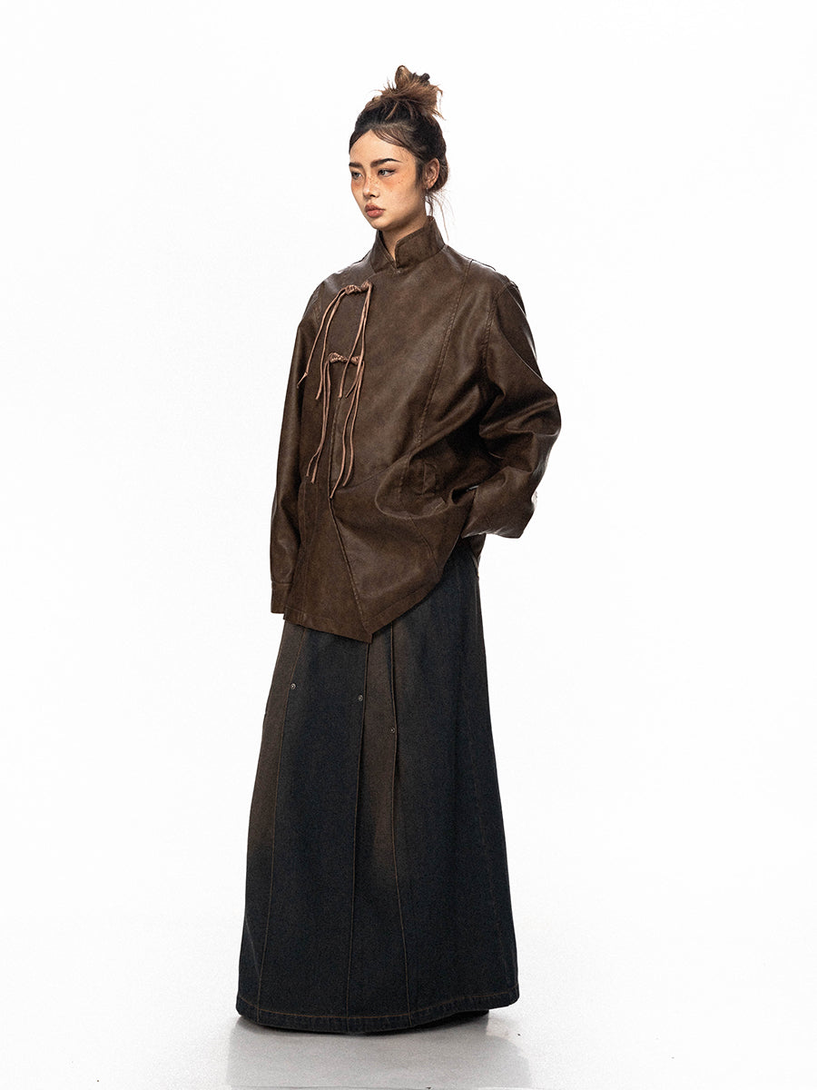 Men's And Women's American-style Niche PU Leather Jacket All Products