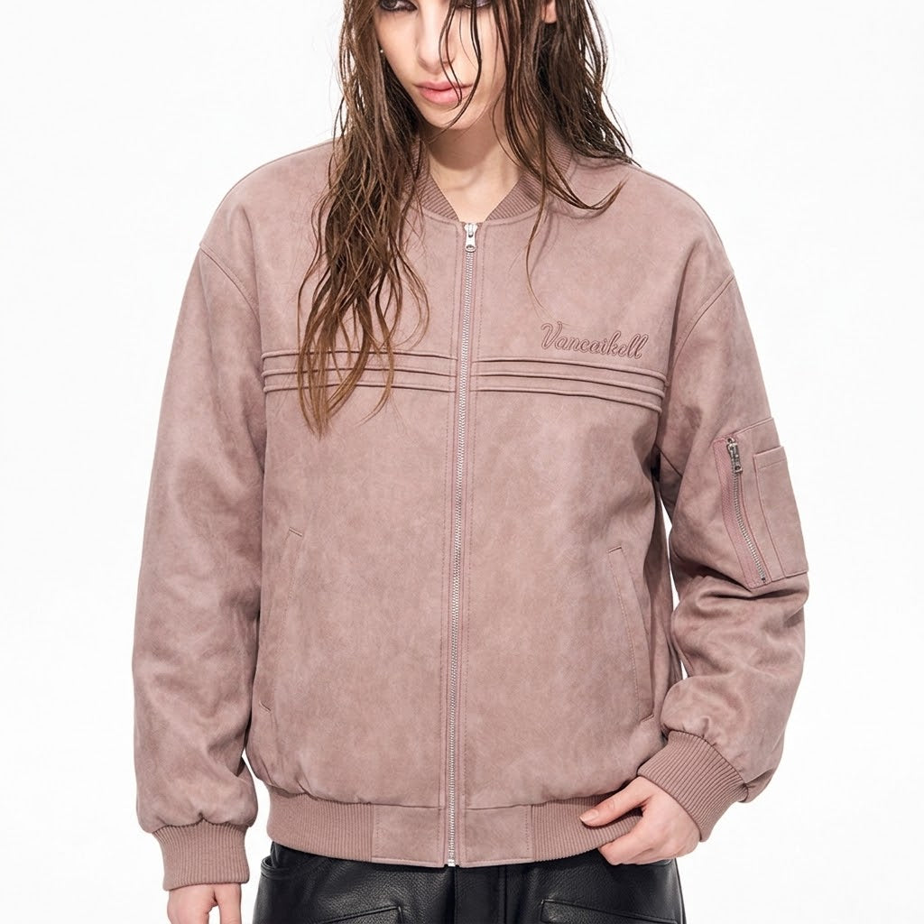 PU Leather Jacket For Women