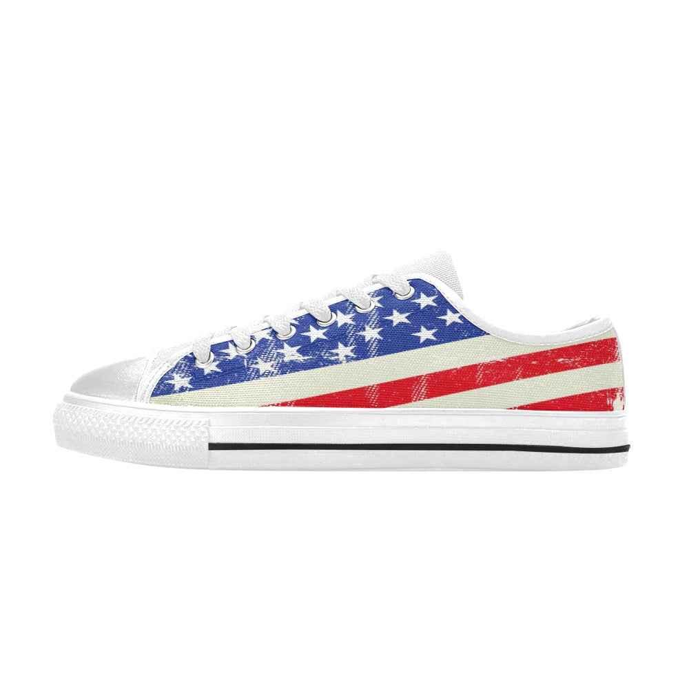 Aquila American Style Canvas Men's Shoes White