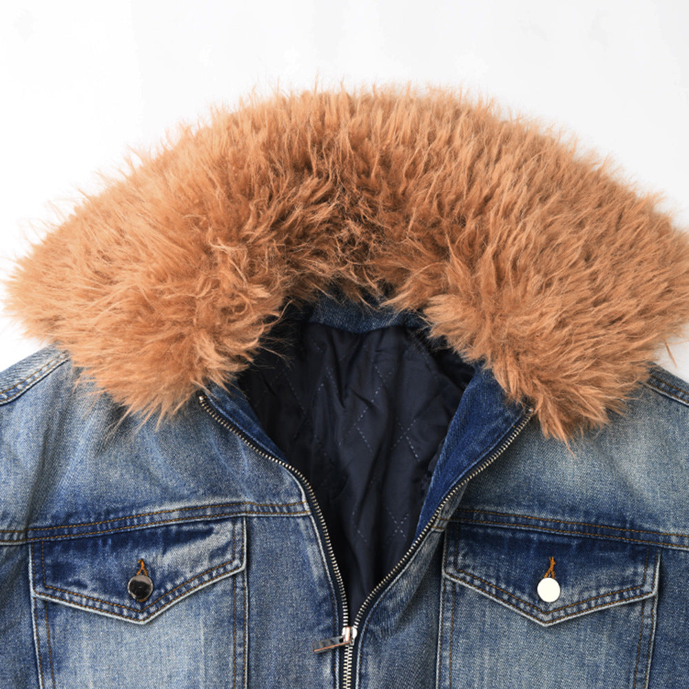 Women's All-match Quilted Denim Jacket