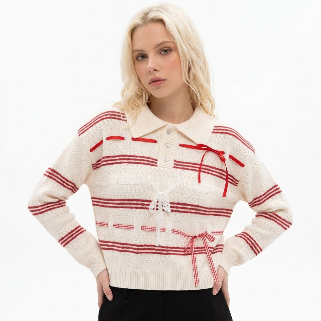 Butterfly tie sweater for women | MuddyStock Originals
