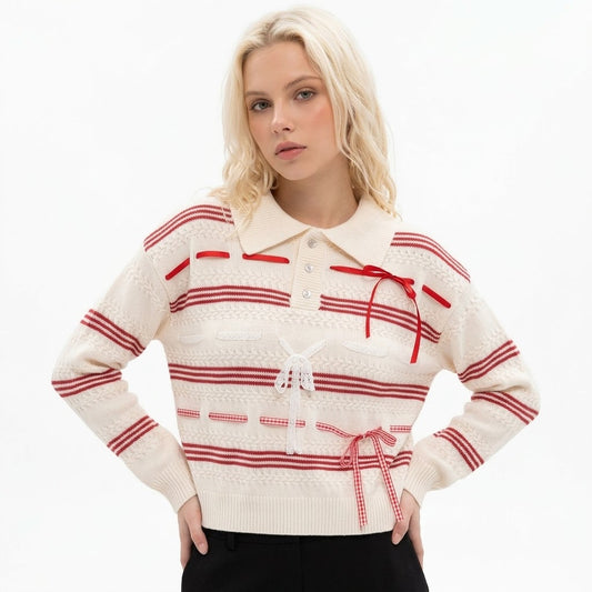 Butterfly tie sweater for women | MuddyStock Originals