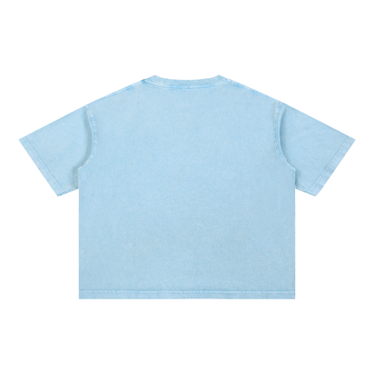 Mineral Wash Boxy Cotton T-Shirt For Men | MuddyStock Originals