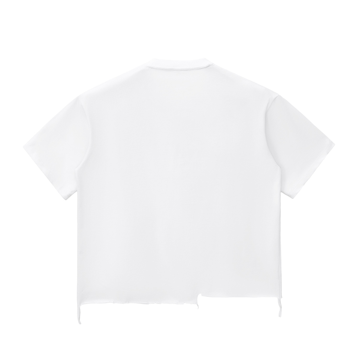 Snow Wash Raw-Hem Boxy T-shirt For Men | MuddyStock Originals
