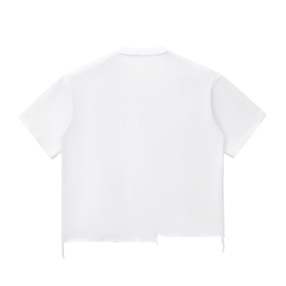 Snow Wash Raw-Hem Boxy T-shirt For Men | MuddyStock Originals