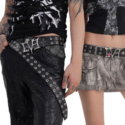 Rivet Retro Stylish Leather Belt
