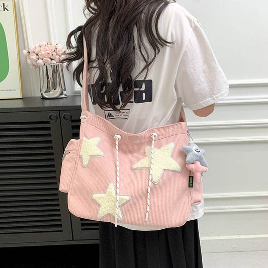 Crossbody Cute Student Tote Bag MuddyStock