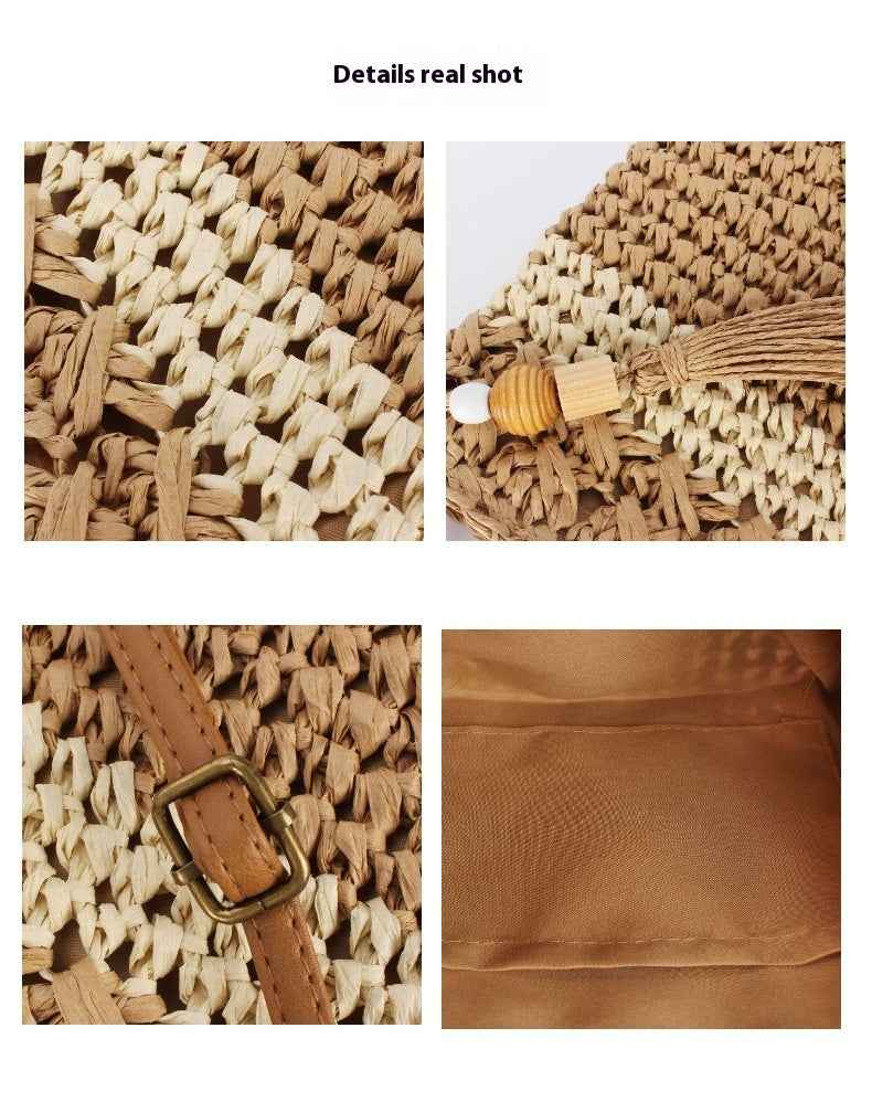 Retro Women's Hand-woven Bag null