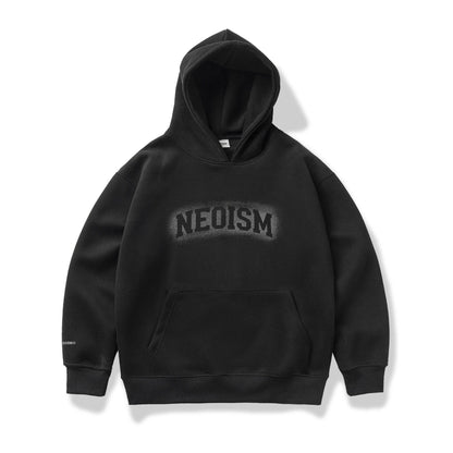 Fashion American Letters Printed Hoodie Men Black MuddyStock