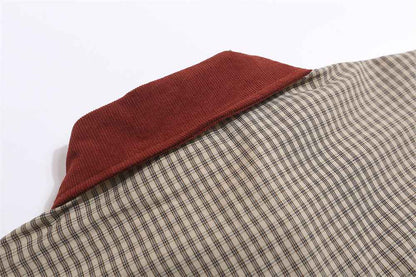 Fashion Fine Plaid Short-sleeved Shirt For Men null