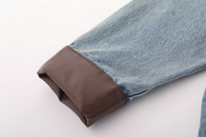 Loose Washed And Worn Jacket For Men MuddyStock null
