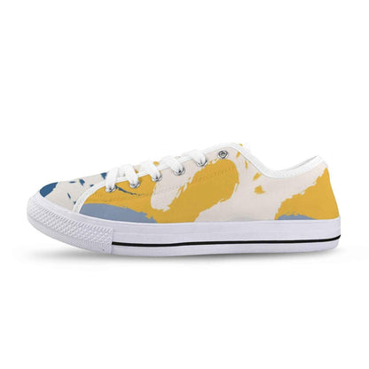 Seattle Low Top Men's Shoes With Abstract Design