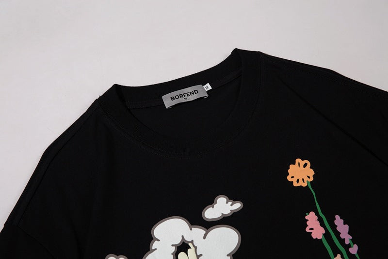 Fashion Cotton Short-sleeved T-shirt For Men And Women