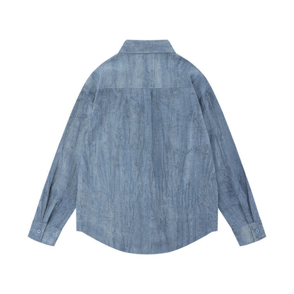Simple Distressed Shirt For Men