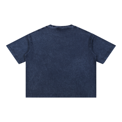 Mineral Wash Boxy Cotton T-Shirt For Men | MuddyStock Originals