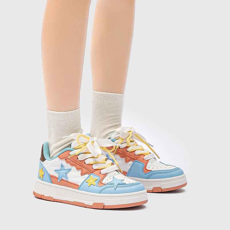 Star Collision Color Shoes For Men And Women null