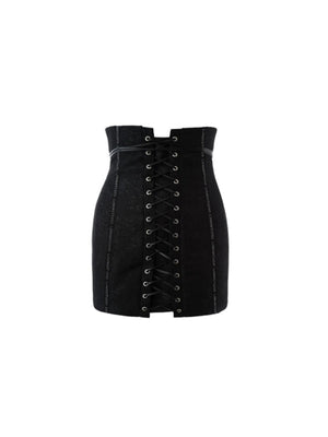 Slim Fitting Strapping Heavy Duty Short Skirt For Women Black S All Products