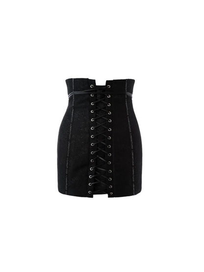 Slim Fitting Strapping Heavy Duty Short Skirt For Women Black S All Products