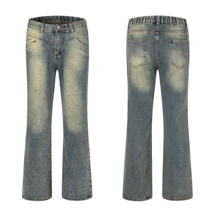 Washed Distressed Skinny Jeans For Men MuddyStock