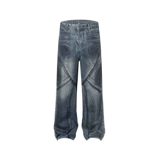 High Street Washed Jeans For Men And Women MuddyStock