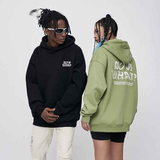 Fleece-lined Printed Hoodie For Men And Women MuddyStock