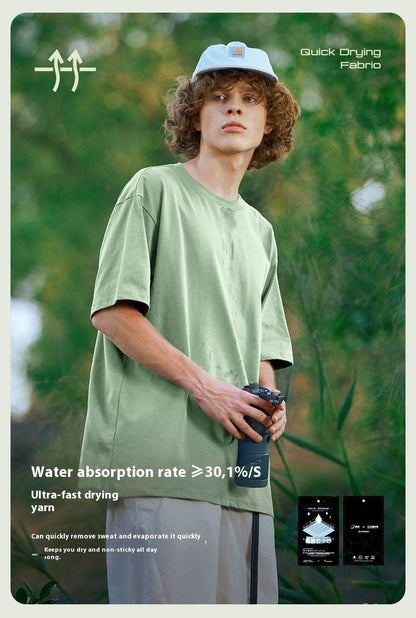 Spring And Summer Outdoor Sun Protection Solid Color Short Sleeve MuddyStock