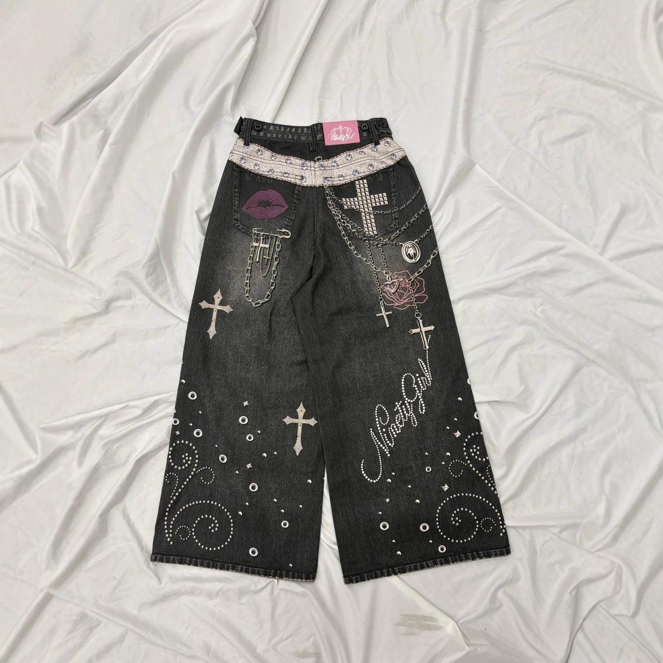 Retro Washed Jeans For Women All Products