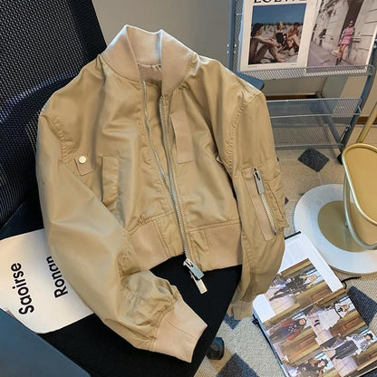 American Retro Bomber Jacket Baseball Uniform All Products