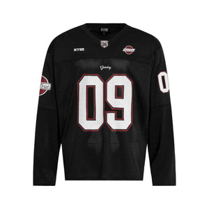 Printed Men's Loose-Fit Sweatshirt Black