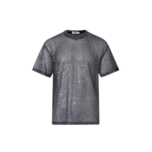 See-through Mesh Short-sleeved T-shirt For Men