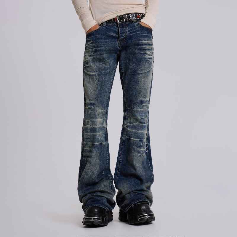 New Slightly Flared Vintage Jeans For Men MuddyStock