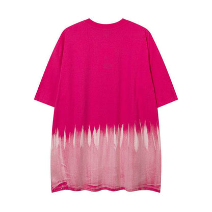 Abstract Pattern Gradient Loose Women's Top MuddyStock