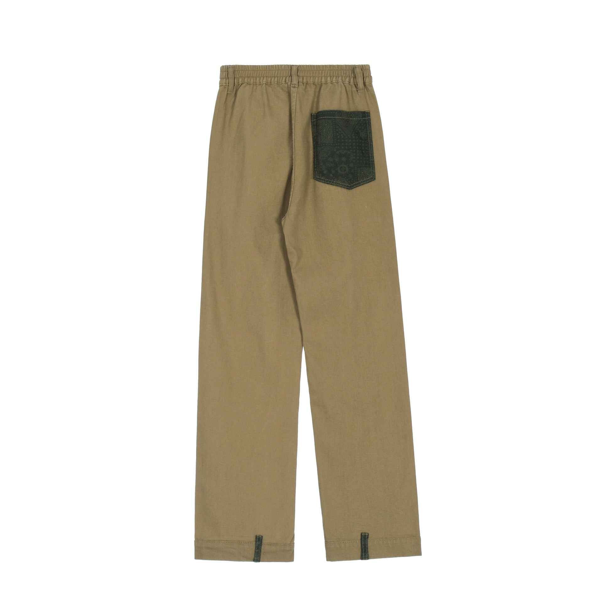 Street Contrast Stitching Straight Jeans For Men And Women MuddyStock