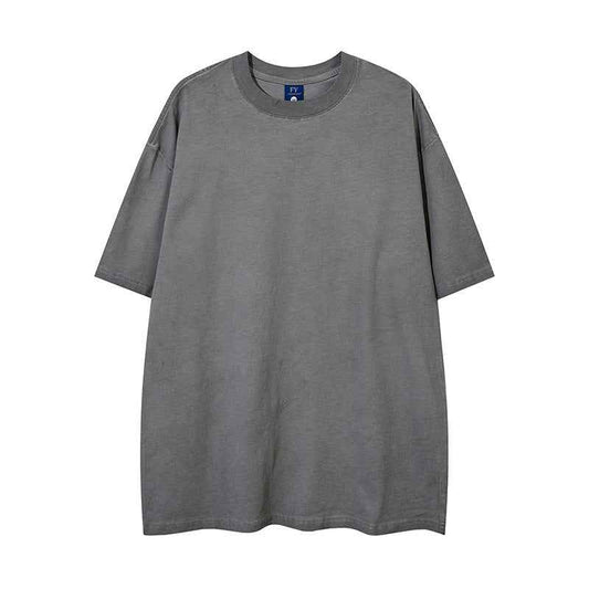 Washed Distressed Loose Short-sleeved T-shirt For Men And Women | MuddyStock Originals MuddyStock