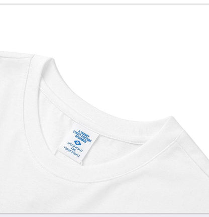 Retro Printed Loose T-shirt For Men And Women MuddyStock